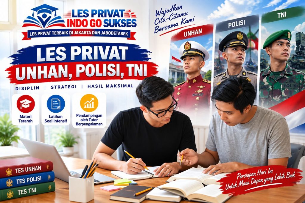 Les Privat Masuk TNI dan POLRI di Jakarta