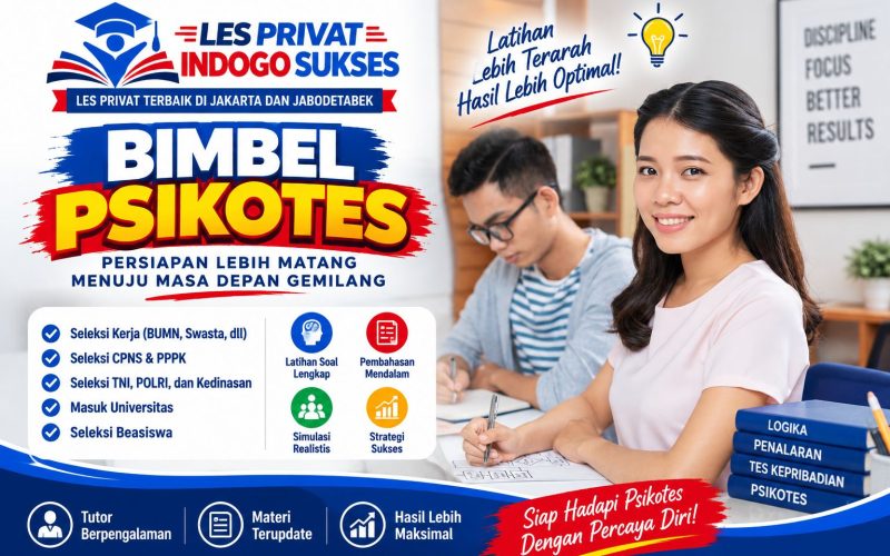 Bimbel Psikotes online di jakarta