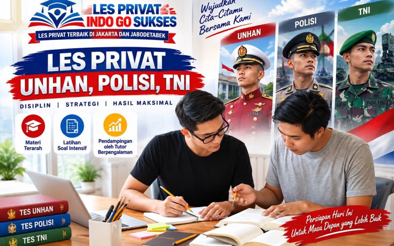 Les Privat Masuk TNI dan POLRI di Jakarta